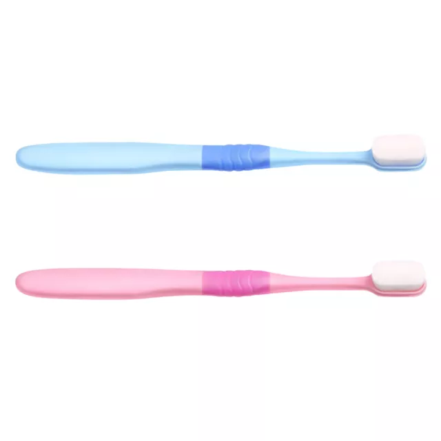 2 Pcs Oral Care Tool Gums Toothbrush Toothbrushes Super Fine