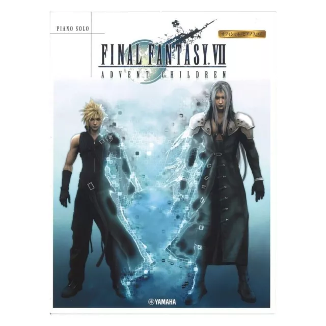 Final Fantasy VII 7 ADVENT CHILDREN PARTITIONS Piano Livre de chansons FF7...