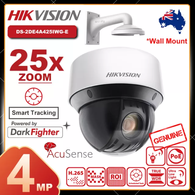 Hikvision 4MP 25x PTZ IP Camera auto-Tracking DS-2DE4A425IWG-E DarkFighter Lot