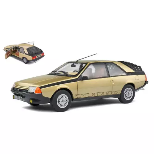 RENAULT FUEGO TURBO 1980 SEPIA 1:18 Solido Auto Stradali Die Cast Modellino