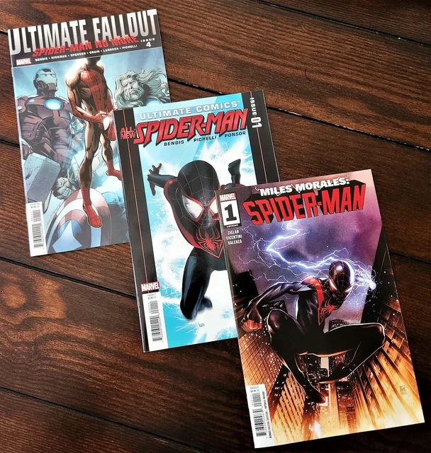 ULTIMATE FALLOUT 4 - ULTIMATE SPIDER-MAN 1 (2011) - 1st apps, Facsimiles, VF+
