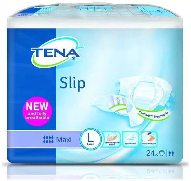 Tena Slip Maxi,large,weiss/lila,15.25.03.2069,CottonFeel ,24er Packung Nr.711024