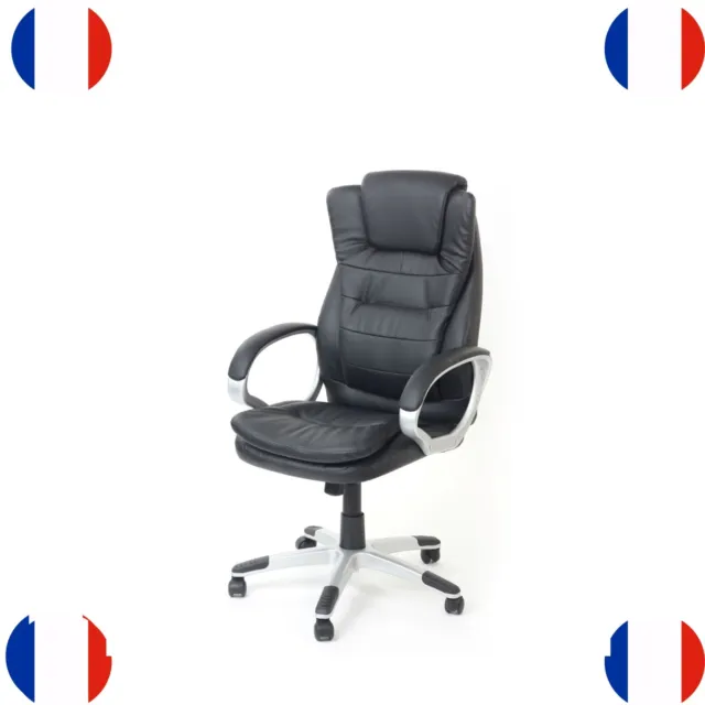 Chaise fauteuil siège de bureau confort hauteur réglable avec double rembourrage