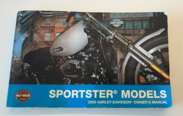 Owner's Manual BLANK Maintenance Official Sportster 2009 Harley Davidson XR XT