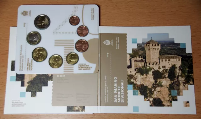 San Marino - Offizieller Kursmünzensatz 2019 - Monete Divisionali - KMS Blister