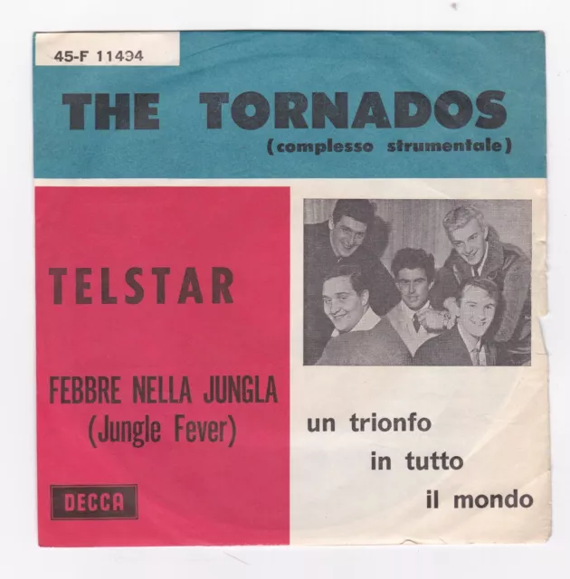 The Tornados Telstar 45 Round Vinyl Record - Jungle Fever SCD1