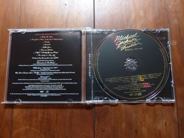 MICHAEL JACKSON - Thriller - CD Album - Japon + OBI - Special Edition 2001 2