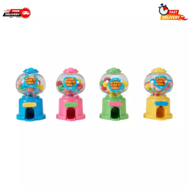 35g Mini Gumball Machine Gift Bubble Gum Dispenser Mini Retro Fun Candy Kids AU