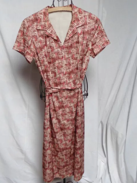 Kleid - Original aus den 50er Jahren - gemustert - Vintage