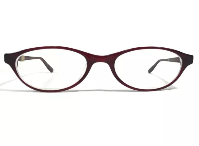 Oliver Peoples Brille Rahmen Mia SHA Rot Cat Eye Oval Horn Felge 47-18-140