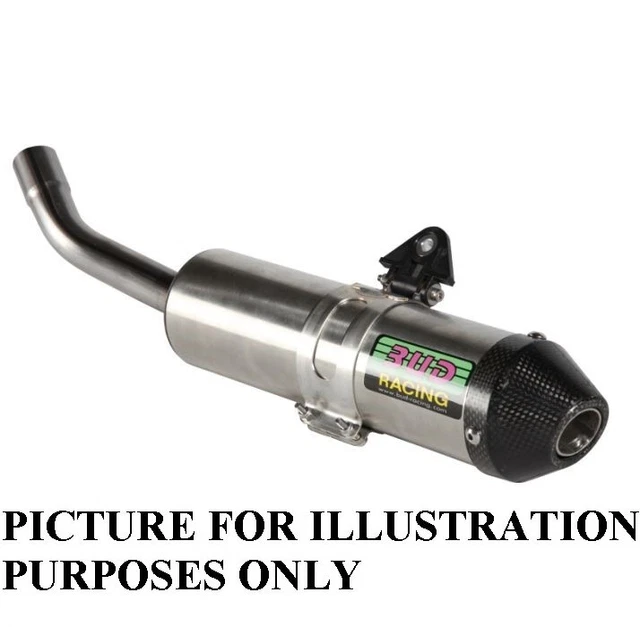 Bud Racing Silenziatore in acciaio inox TM EN144 en 144 adatto dal 2015 al 2023