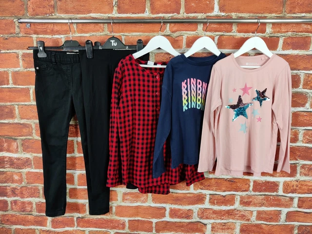 Girls Bundle Age 7-8 Years Next M&S Gap Etc Jeans Leggings Long Sleeve Tee 128Cm