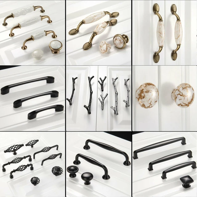 Door Pull Handle Furniture Hardware Cabinet Cupboard Closet Drawer Knob