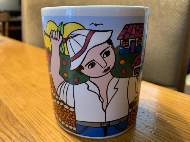 Cafe Rey Collection 2000 Coffee Cup Mug Art Farm