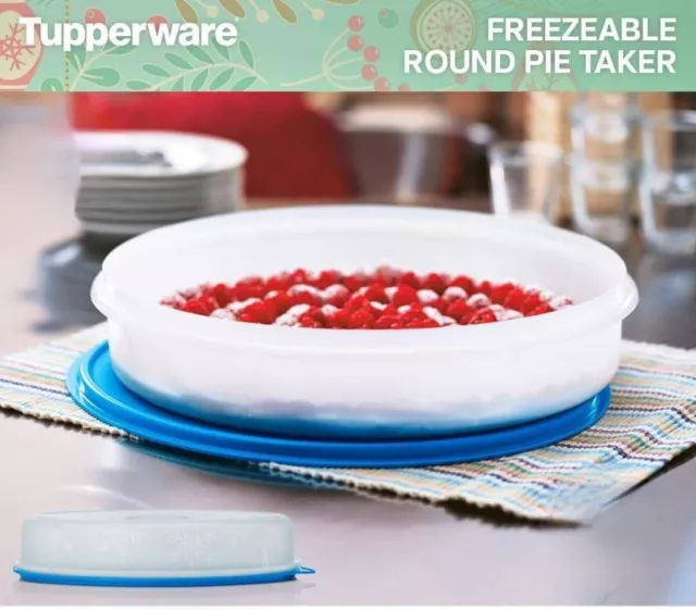 Tupperware FREEZEABLE ROUND PIE TAKER