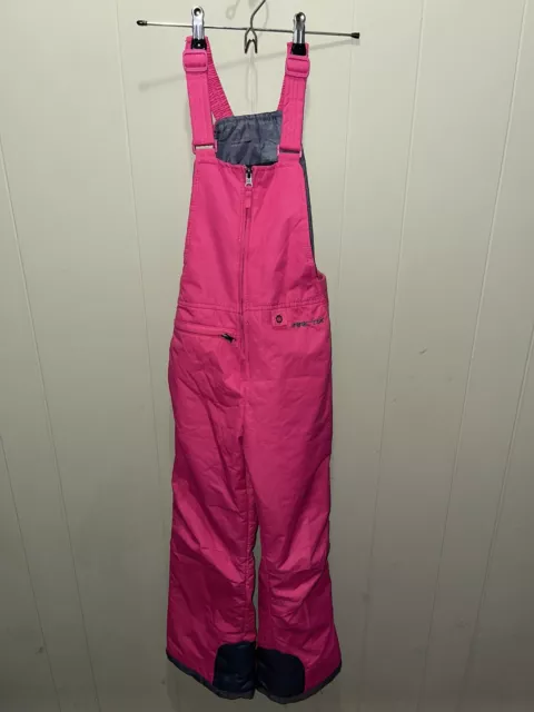 Arctix Kids Pink Insulated Bib Overalls Ski Snow Pants Youth Size Med