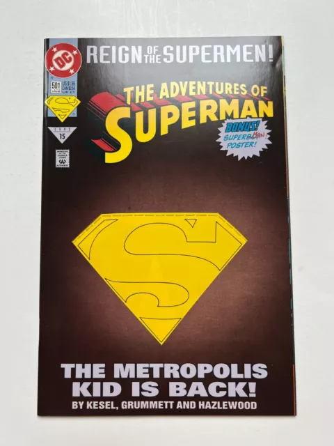 Adventures of Superman #501 - Die-Cut Cover (DC Comics, 1993) VF/NM
