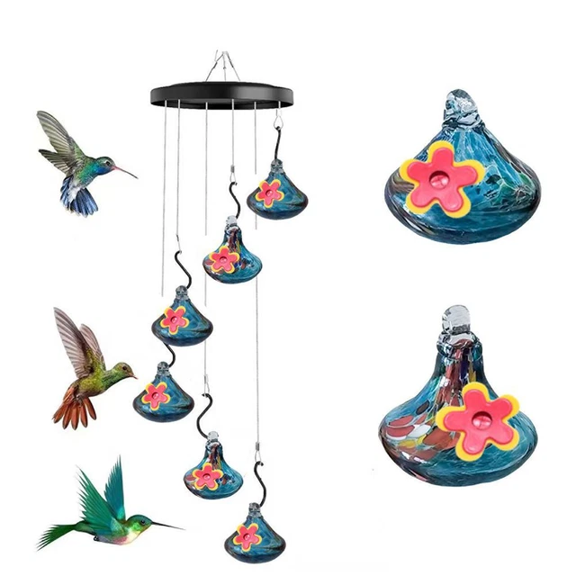 Headak Life Affascinanti campanelli a vento con colibrì per esterni, a