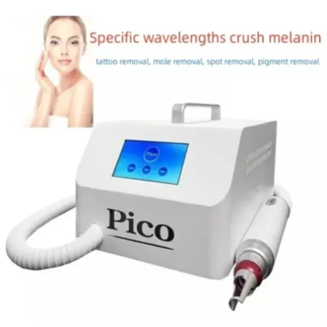 Nd YAG macchina rimozione tatuaggi laser picosecondi pigmento pico ringiovanimento pelle