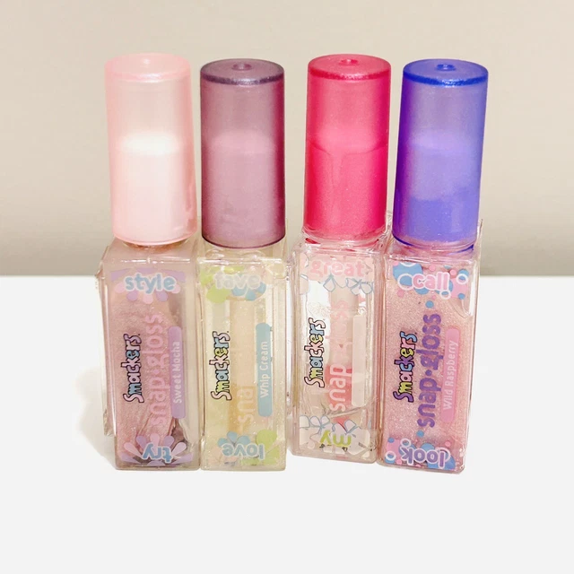 Vintage Y2K Bonne Bell LIP SMACKERS SNAP-GLOSS STRAWBERRY & SUGAR SPRINKLES