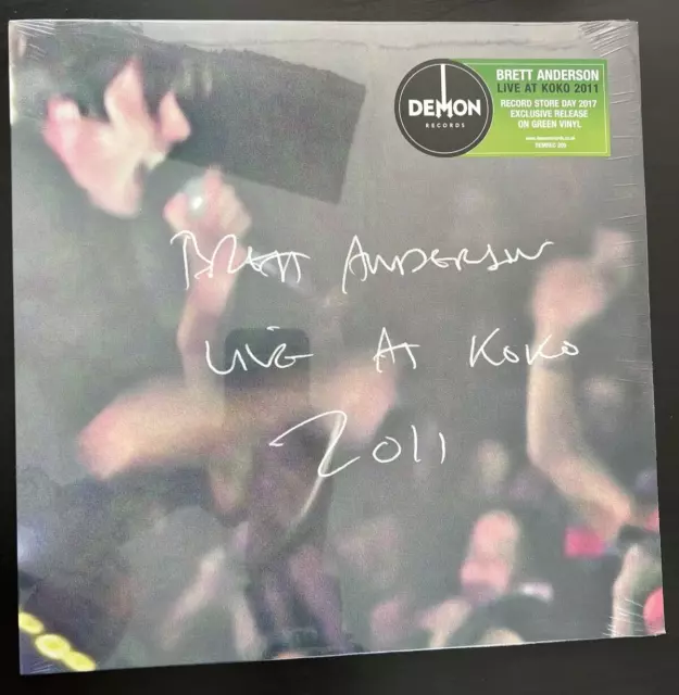 Brett Anderson ‎– Live at Koko 2011 Sealed Green Vinyl LP Suede RSD 2017