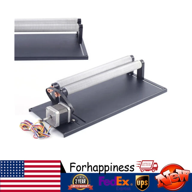 Rolling Laser Machine Attachment Rotary Accessory For CO2 Laser Engraver Machine