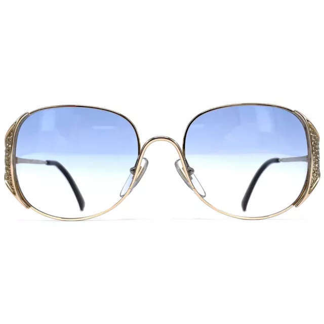 NOS vintage CHRISTIAN DIOR 2362 "GOLD" sunglasses - Austria 80's - Rhinestone 2