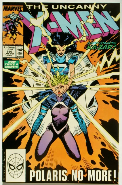 Uncanny X-men #250 (Oct. 89') VF (8.0) vs Zaladane/ Ka-Zar App./ Silvestri Art
