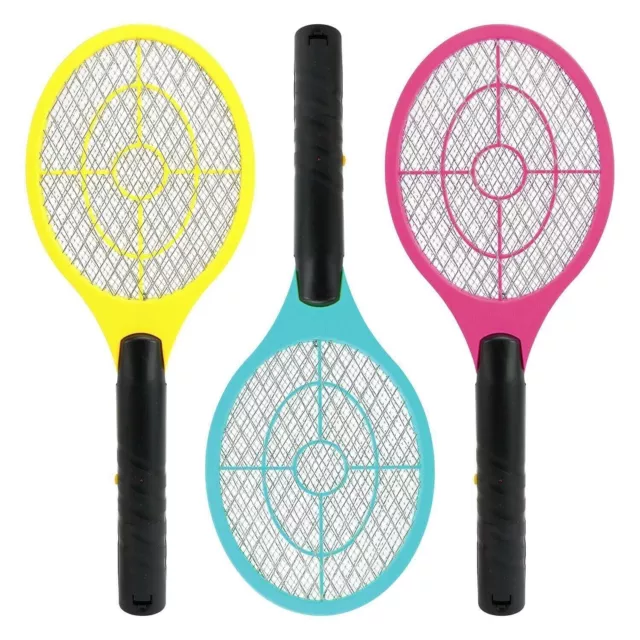 Bug Zapper Racket Fly Swatter Mosquito Bat Wasp Electric Insect Pest Killer