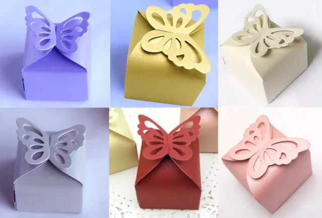 Wedding Favour Boxes Party Sweets/Candy/Gift Boxes with Butterfly Good Quality