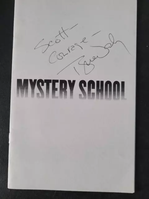 MYSTERY SCHOOL Long Wharf Theatre PROGRAM BOOKLET AUTOGRAPHED by TYNE DALY