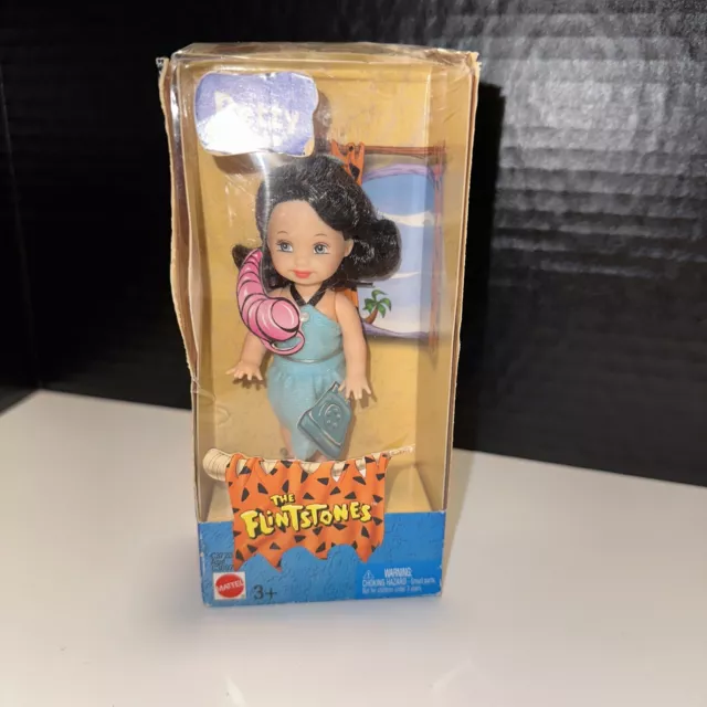 Vtg. Mattel 2003 The Flintstones Betty Rubble Kelly Doll In Box Cartoon Network