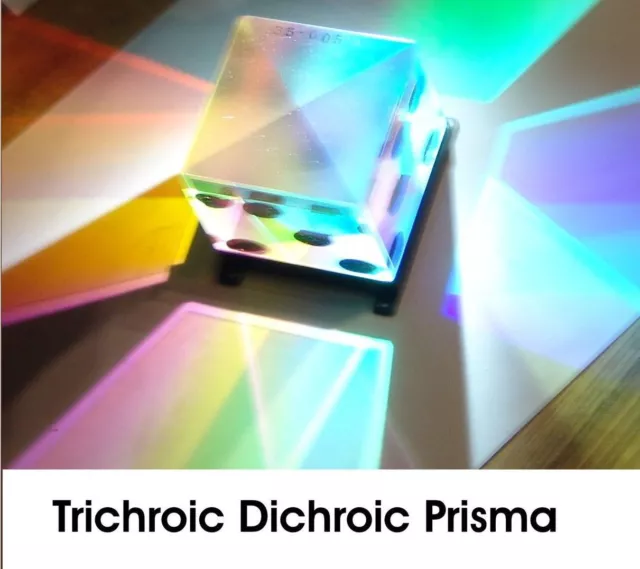 Trichroic Dichroic Prisma Prismen HQ Farbspalter Spalter Beamer RGB Abspalter 1A