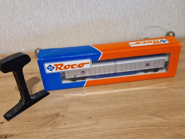 Roco 6600264 voie H0 Wagon à toit coulissant/paroi coulissante, DB
