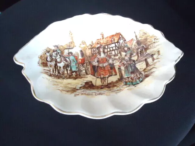 vintage lancaster & sandland ware hanley ye olden days  small dish bowl jam nuts