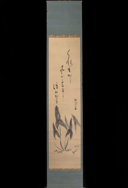 Floral Scroll Painting  Japan - 19th century (Edo or Meiji period)