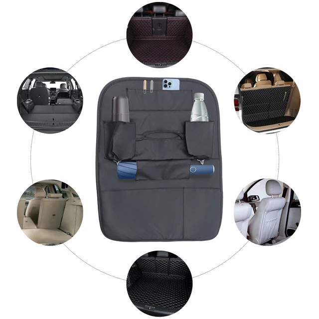 Car Seat Back Organiser Tidy Organizer Travel Storage Bag Cup Holder Pocket Bags