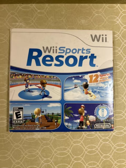 Wii Sports Resort (Nintendo Wii, 2009) Disc & Sleeve  No Manual Free Shipping