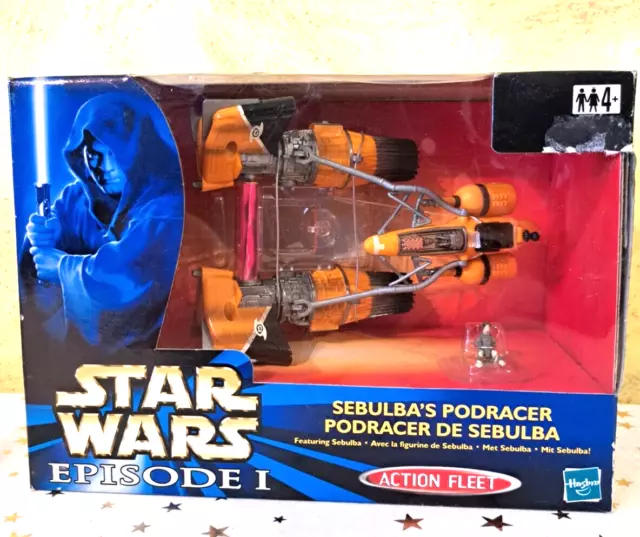 STAR WARS ACTION FLEET EPISODE 1 - SEBULBA' S PODRACER  --Vintage § Neuf de 1999