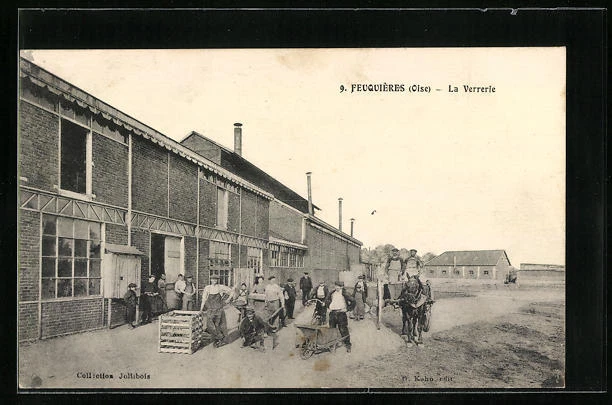 CPA Feuquieres, La Verrerie