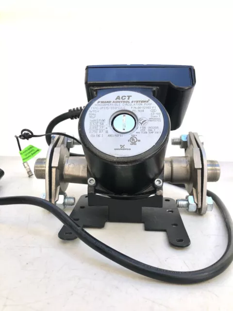 Grundfos UPS15-55SFC Stainless Steel 3-Speed Flanged Circulator Pump, 1/12 HP