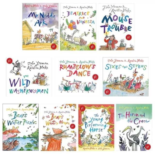 John Yeoman and Quentin Blake: Childrens Classic Stories 10 Books Collection Set