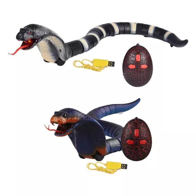 Serpent électrique télécommandé, jouet de Simulation électrique, faux