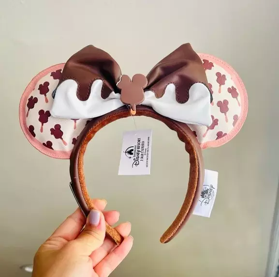 Disney Parks Mickey Ice Cream Bar Scented Loungefly Minnie Mouse Ears Headband