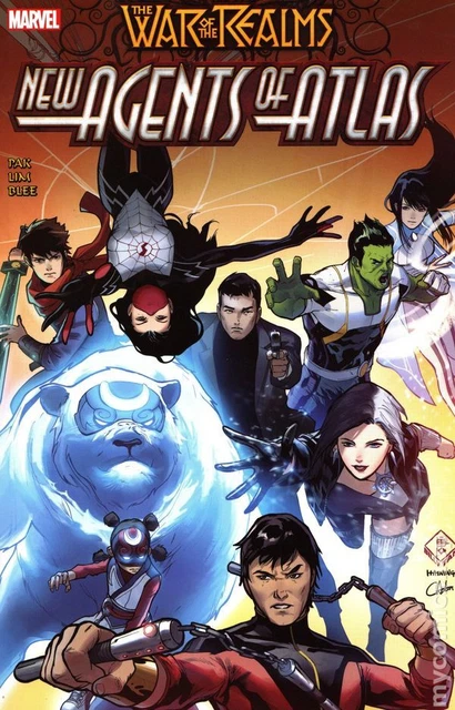 War of the Realms New Agents of Atlas TPB #1-REP NM 2019 Stock Image