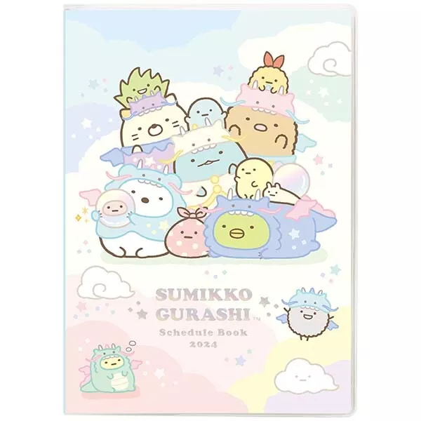 SUMIKKO GURASHI 2024 Schedule Book B6 Weekly Dragon SanX Japan 26.90