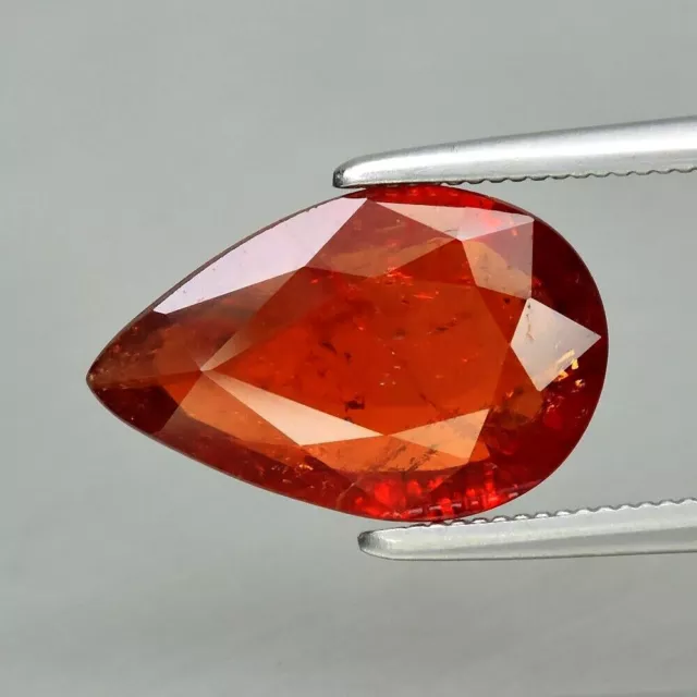 ★★ RARE !! JOLIE SPESSARTITE ORANGE DE NAMIBIE : 3,19 CARATS ★★ P375.135t