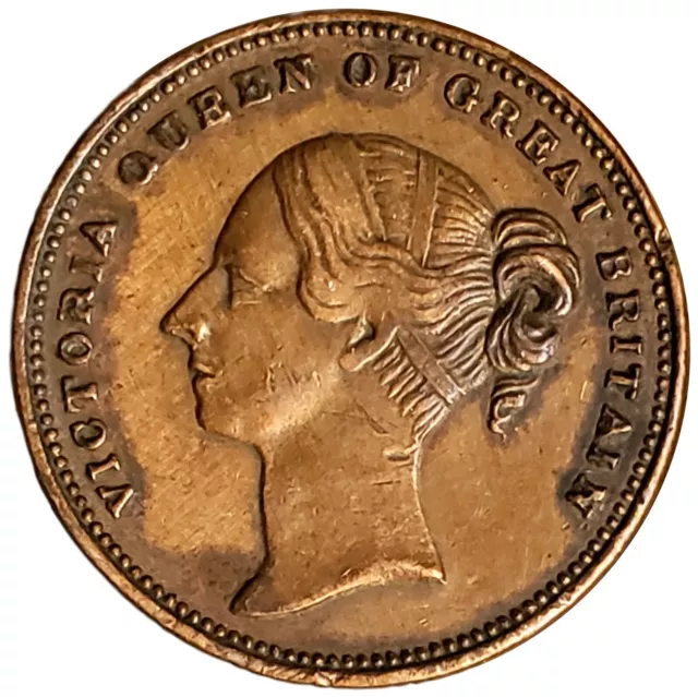 1840 Undated Britain UK QUEEN VICTORIA Prince of Wales Model Token Medal NP0154