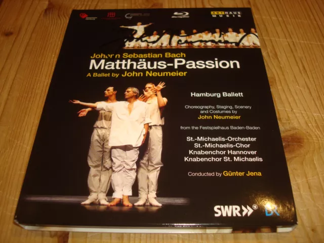 JOHN NEUMEIER Bach Matthäus-Passion SWR BR ARTHAUS BD BLU-RAY Signed Signiert