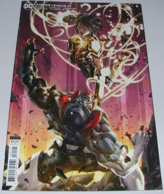 Justice League No 61 DC Comic July 2021 Limited Card Stock VARIANT COVER Bendis